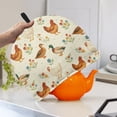 thumbnail image 3 of HELLHERO Thermal Insulation Tea Cozy Durable Keep Warm Polyester Canvas for Women, Duck Flower Pattern, 3 of 8