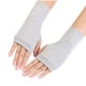 thumbnail image 2 of Guantes de mujer de color sólido, cálidos, de medio dedo, para hombre y mujer, sin dedos, de poliéster, 2 of 4