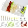 thumbnail image 1 of Ourlova 40pcs Fishing Lure Set With Hooks Lightweight Waterproof Lure Bait With Transparent 5 Compartment Tackle Box, 1 of 9
