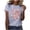 Gray, variant on Women's Tops, Tees & Blouses Petite,Women's Heart Print Summer Basic T-Shirts Short Sleeve Crew Neck Graphic Tee Tops Blouses