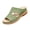 Green, variant on Floral Platform Mules, Casual Leather Shoes, Summer Shoes, Open Toe Wedge Sandals, Wedge Sandals for Women Dressy: Summer Slip On woman - Slide Comfortable Walking Platform Sandals, Green 6