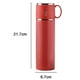 thumbnail image 2 of Botella térmica de acero inoxidable Estrela con aislamiento al vacío y taza para café, bebida caliente, 2 of 5