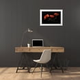 thumbnail image 3 of Lenka 14x11 White Modern Wood Framed Museum Art Print Titled - Around Midnight #2, 3 of 4
