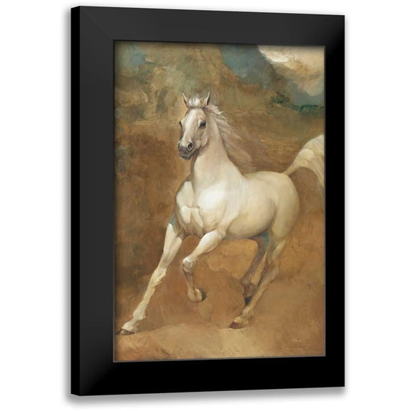 Hristova, Albena 11x14 Black Modern Framed Museum Art Print Titled - White Knight Crop