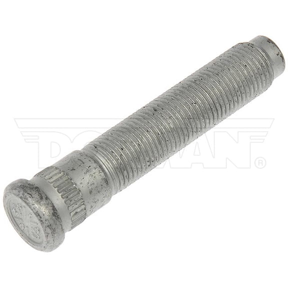 Dorman 610-613.1 9/16-18 Serrated Wheel Stud - 15.69mm Knurl, 75.81mm Length