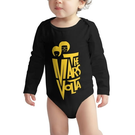 

The Baby onesie Mars Volta Baby Boy Girl Long Sleeve Bodysuit Snap Closure Black 2 Years