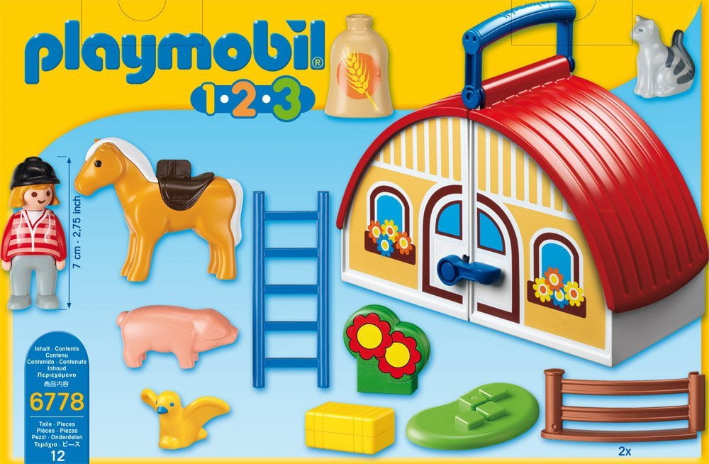 playmobil 123 farm set