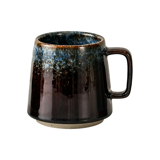 EGNMCR Advanced Ceramic Cup Japanese Retro Style Mug Home Coffee Cup Design a Mug