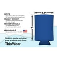 thumbnail image 3 of Fourth of July Accessories Love America Pop Art Royal Blue 2-Pack Ultra Slim Can Thermocoolers, 3 of 8