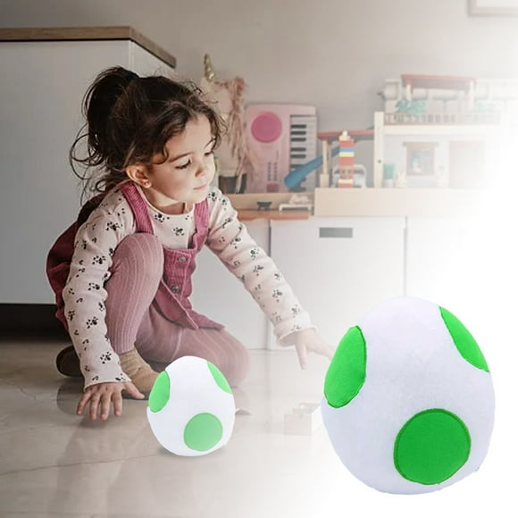 Egg Egg In White And Green Stuffed Doll 8 Inches Toys