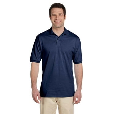 Jerzees Adult 5.6 oz. SpotShield™ Jersey Polo S J NAVY