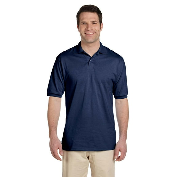 Jerzees Adult 5.6 oz. SpotShield™ Jersey Polo XL J NAVY