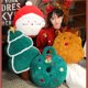 thumbnail image 5 of ¡Oferta especial! Cojines navideños Zainafacai con forma de bastón de caramelo. Decoraciones navideñas. Bonito cojín navideño de peluche para sofá, dormitorio, sala de estar, decoración del hogar., 5 of 6