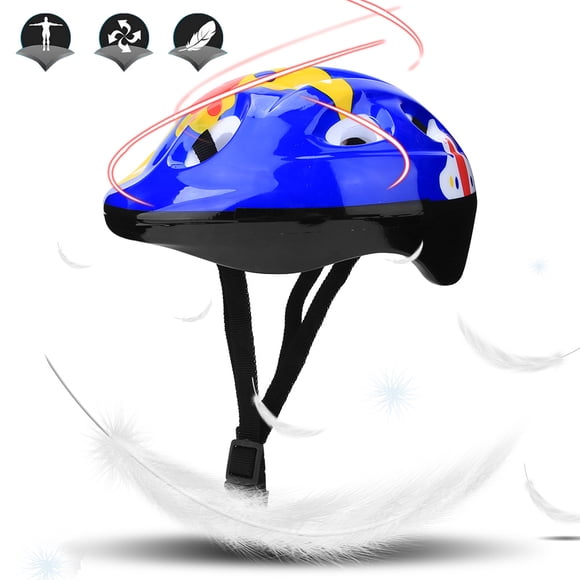Casco Infantil, Casco de Ciclismo, Hebilla de Seguridad para el Casco Protector de la Cabeza Duradera Flexible, Ajustable Para El El Scooter de Patinadores de Pátinaje