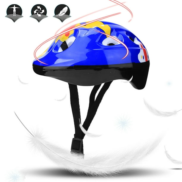 Casco Infantil, Casco de Ciclismo, Hebilla de Seguridad para el Casco Protector de la Cabeza Duradera Flexible, Ajustable Para El El Scooter de Patinadores de Pátinaje