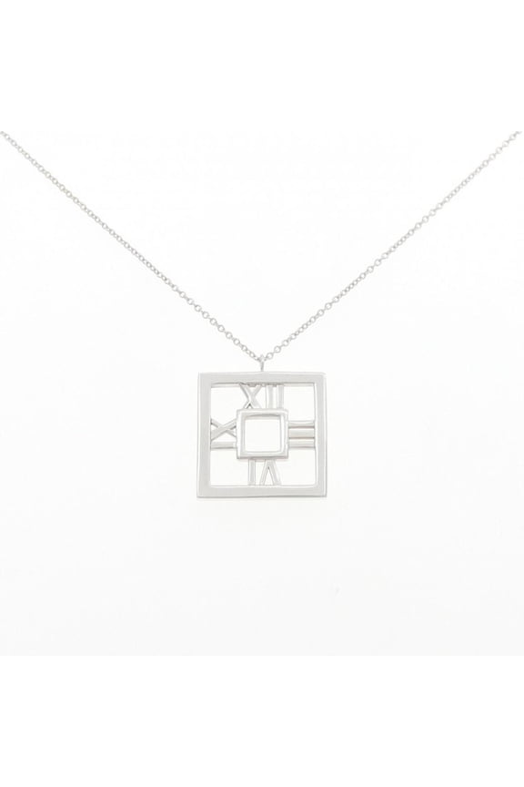 Pre-Owned Tiffany Atlas Square Necklace