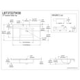 thumbnail image 2 of Fauceture LBT37227W38 Continental 37" x 22" Ceramic Vanity Top with Rectangular Sink, White, 2 of 8