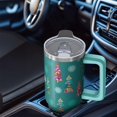 thumbnail image 5 of 30oz Holiday Tumbler with Straw and Handle, Santa Claus Stainless Steel Insulated Cup Gifts for Women Men, 5 of 5