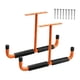 thumbnail image 3 of 2 ganchos para colgar en el techo del garaje, para colgar madera, escalera, bicicleta. naranja, 3 of 8