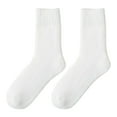 thumbnail image 3 of Thermal Socks for Men and Women,Plush Lined Winter Boot Socks Insulated for Cold Weather,Warm Fuzzy Crew Socks for Snow Boots,Thick Thermal Socks for Indoor Outdoor,Extreme Cold Weather Socks - White, 3 of 5