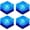 Blue, variant on Solar Path Ice Cube Lights Outdoor, Waterproof Glass LED Glass Clear Brick in-Groud Buried Festive Light Night Lamp for Garden Courtyard Pathway Patio