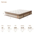 thumbnail image 4 of NNSNG 12" Twin Mattress in a Box,Memory Foam Mattress with Motion Isolation, Medium Firm, Pressure Relief for Bedroom,White, 4 of 9