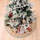 thumbnail image 4 of Artículos de decoración navideña Lino anciano muñeco de nieve tela adhesiva falda de árbol anciano Tamaño del árbol de Navidad Decoración del árbol de Navidad, 4 of 4