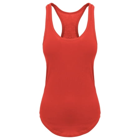 Ma Croix Womens RACERBACK TANK TOP Soft Casual Sleeveless Tank Top
