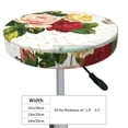 thumbnail image 4 of Pofeuu Vintage Bike Flower Butterfly Print Round Bar Stool Covers - Super Soft and Washable Elastic Stool Cushion Slipcover Easy Clean Velvet-12 inch, 4 of 7