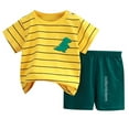 thumbnail image 1 of Ensemble de Pyjamas pour Garçons, Col Rond, Confort Doux, Pyjamas Classiques pour Filles, Taille 5-6 Ans, 1 of 7
