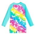 thumbnail image 3 of GYRATEDREAM Toddler Girls One Piece Rash Guard Swimsuit Kid Swimwear Bathing Suits UPF 50+ Sun Protection 4-12 Years, 3 of 11