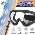 thumbnail image 2 of Kids Motorcycle Goggles, 2-Pack Dirt Bike Goggles for Child, ATV Off-Road Racing Goggles for Boys Girls(Multicolor), 2 of 7