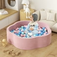 thumbnail image 6 of KORIMEFA Foam Ball Pit - Safe and Soft for Baby Infants and Toddlers Ages 1-3, Flower Shape, 200 Balls Included, Pink, 6 of 9