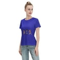 thumbnail image 4 of T-Shirt Basique à Manches Courtes pour Femmes une Pièce, 4 of 6