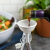 Thyme & Table Silicone Kitchen Funnel, Gold Glitter