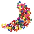 thumbnail image 4 of 200Pcs Colorful Wooden Letters Wooden Alphabet Decors Decorative Wooden Letters Ornaments, 4 of 8