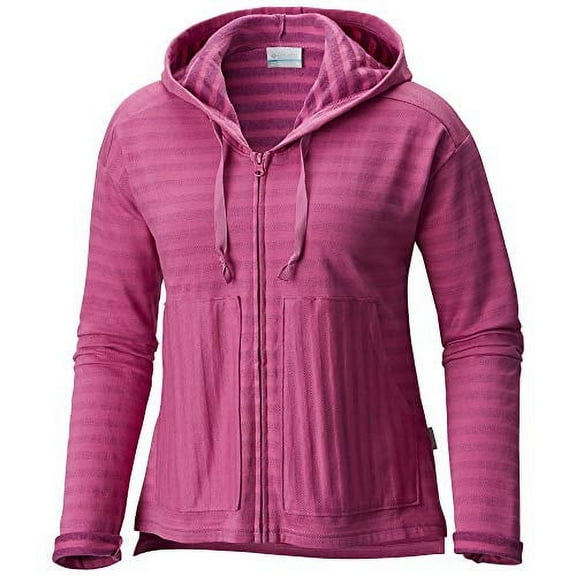 Columbia Women's Standard Longer Days Full Zip Hoodie , Bright Lavender, S