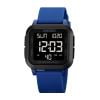 Reloj digital para hombre Ultrafino Cara grande 50M Impermeable Alarma Reloj de pulsera deportivo