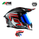 thumbnail image 2 of Casco . Cross AXS BERETTA Rojo XL 2025, 2 of 9