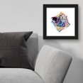 thumbnail image 3 of Gallery Pops Marvel Thor: Love and Thunder - Thor Rainbow Badge Wall Art, Black Framed Version, 12" x 12", 3 of 5