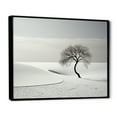 thumbnail image 2 of Designart "Wintery Landscape Snapshot I" Winter Landscape Floater Framed Canvas Wall Art, 2 of 5