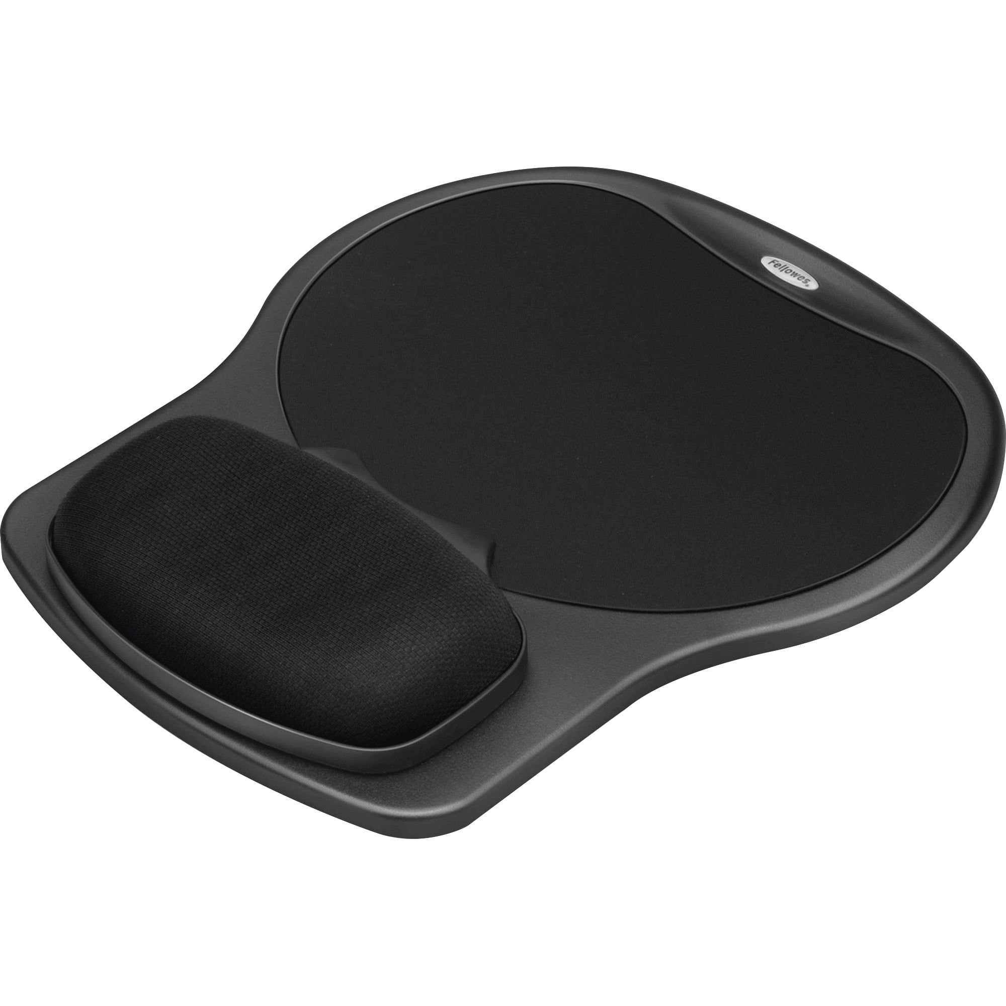 Fellowes, FEL93730, Easy Glide Gel Wrist Rest/Mouse Pad, 1, Black