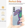 thumbnail image 4 of Ocean Turtle Clear Case for Samsung Galaxy S21 Plus,Aesthetic Art Design Case for Men Women,Unique Trendy Transparent TPU Bumper Case Cover, 4 of 5