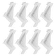thumbnail image 5 of ULTNICE 8Pcs White Plastic Refrigerator Shelf Clip for Fridge Accessories Freezer Use, 5 of 8