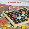 thumbnail image 4 of TOOKYLAND Planche de Casse-Tête en Mosaïque en Bois - Casse-Tête de 97 Pcs, 3 Ans et Plus, 4 of 9