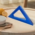 thumbnail image 2 of Imperial Metric Scale Square Ruler Triangle Ruler Precision Woodworking DIY Tool, 2 of 6
