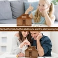 thumbnail image 4 of fastboy Count Savings In Style With Handmade Money Box Counter Hospital Bills Handmade Wooden Piggy Bank Dark Brown 1000EURO, 4 of 6