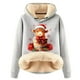 thumbnail image 1 of WILLBEST Sudadera con Capucha "Have Yourself A Mooey Little Christmas", de Terciopelo Grueso, Cálida y Holgada Mediana, 1 of 3