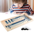 thumbnail image 1 of Juego De Mesa De Hockey Sobre Hielo, Juego De Mesa De Tiro Rápido De Madera, Divertidos Juguetes Interactivos Portátiles Para Padres E Hijos sonducket FN005715-00, 1 of 6