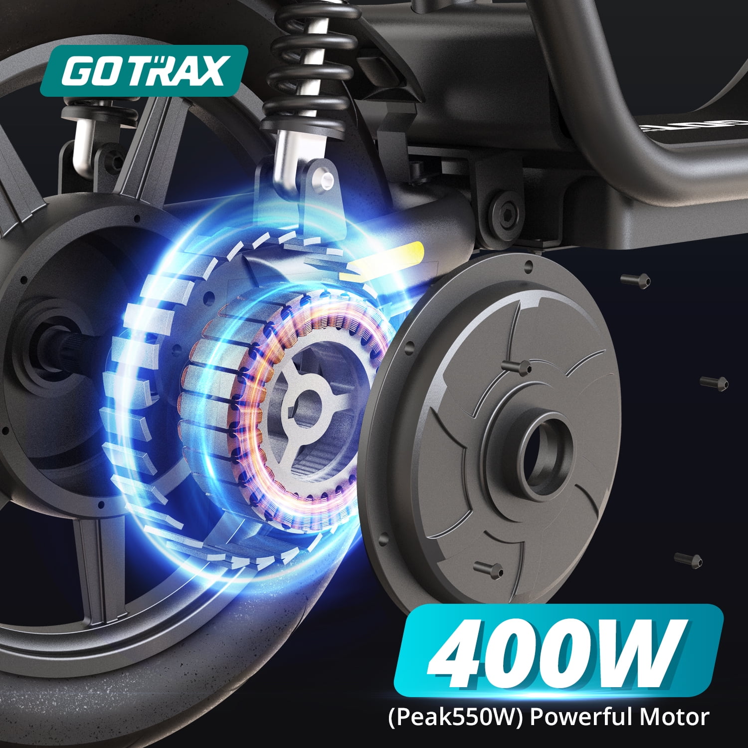 GOTRAX - Brandclub - CAMPUS Adults Electric Scooter with Seat, 14